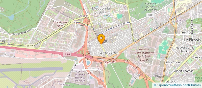 localisation de l'entreprise PHARMACIE GARENNE-TRIVAUX à CLAMART