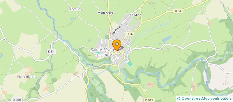 localisation de l'entreprise PHARMACIE GARNIER à SAINTE-SEVERE-SUR-INDRE