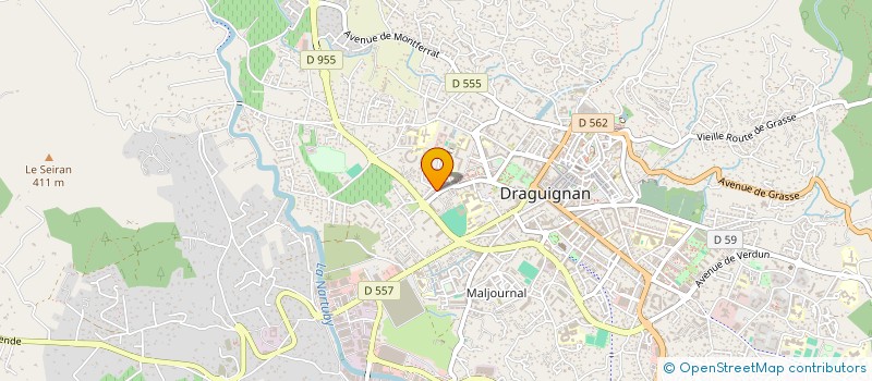 localisation de l'entreprise PHARMACIE GATTUSO à DRAGUIGNAN