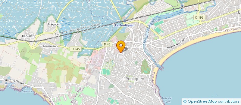 localisation de l'entreprise PHARMACIE GEFFROY à LE POULIGUEN