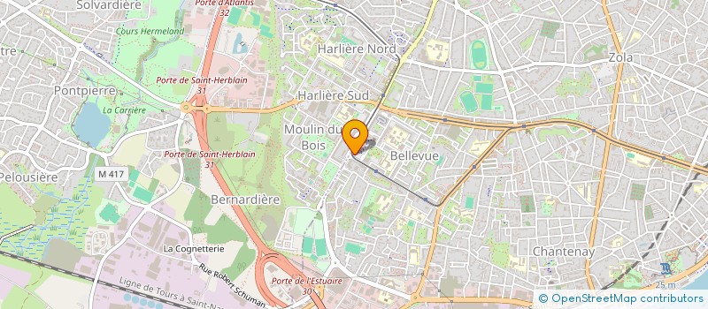 localisation de l'entreprise PHARMACIE GELLUSSEAU à NANTES