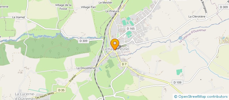 localisation de l'entreprise PHARMACIE GENDRIN  LA HAYE-PESNEL