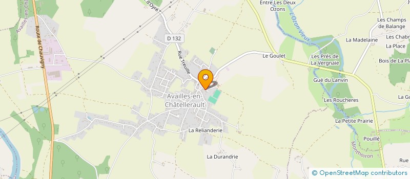 localisation de l'entreprise PHARMACIE GENDRON DUPONT  AVAILLES-EN-CHATELLERAULT