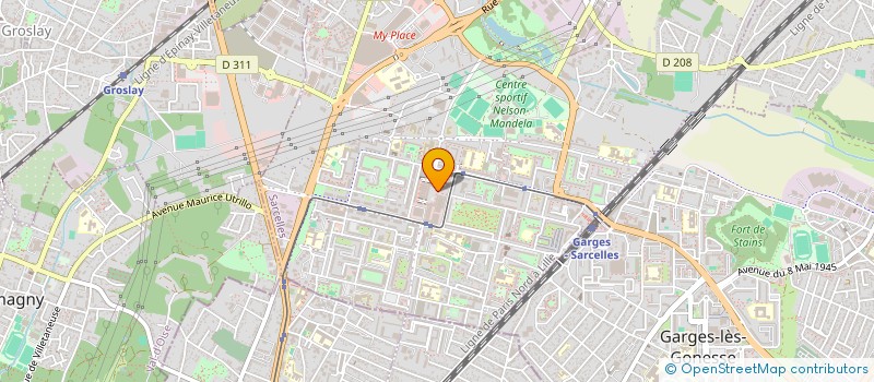 localisation de l'entreprise PHARMACIE GHOMRAS à SARCELLES