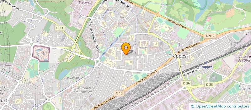 localisation de l'entreprise PHARMACIE GILBERT  TRAPPES