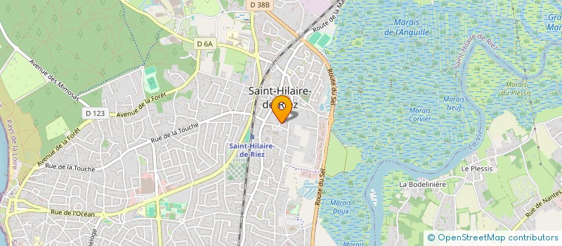 localisation de l'entreprise PHARMACIE GIRARD TERRIEN à SAINT-HILAIRE-DE-RIEZ