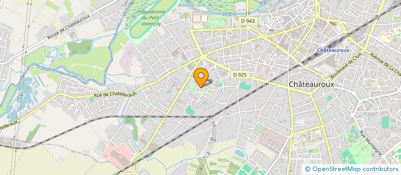 localisation de l'entreprise PHARMACIE GIRAULT COURTOIS à CHATEAUROUX