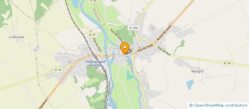 localisation de l'entreprise PHARMACIE GOLDARAZ  CHATEAUNEUF-SUR-CHER