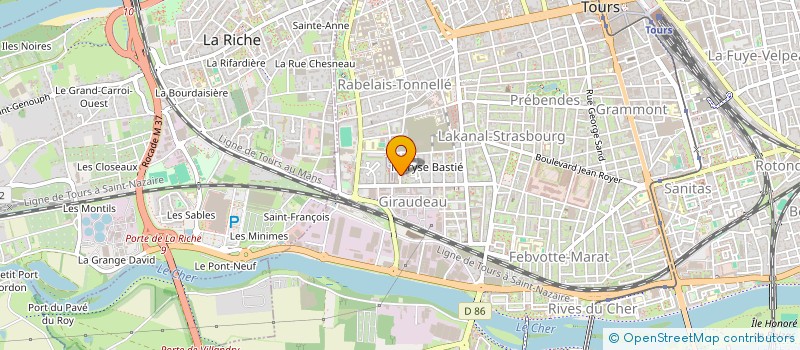 localisation de l'entreprise PHARMACIE GOMEZ  TOURS