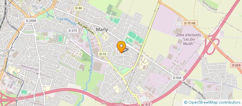 localisation de l'entreprise PHARMACIE GOSSELIN  MARLY