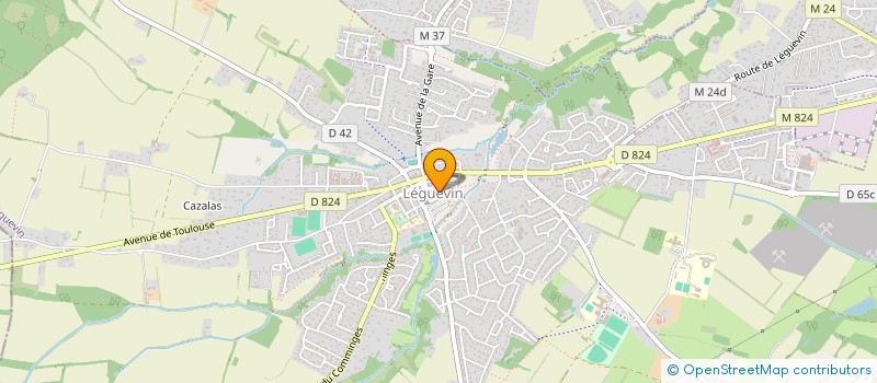 localisation de l'entreprise PHARMACIE GRAND OUEST  LEGUEVIN