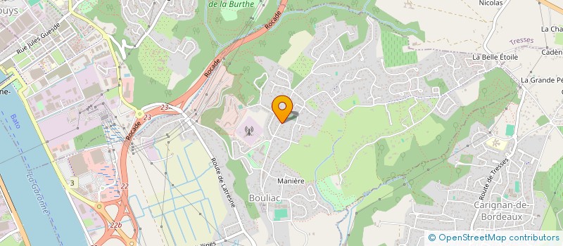 localisation de l'entreprise PHARMACIE GUILLAUME  BOULIAC