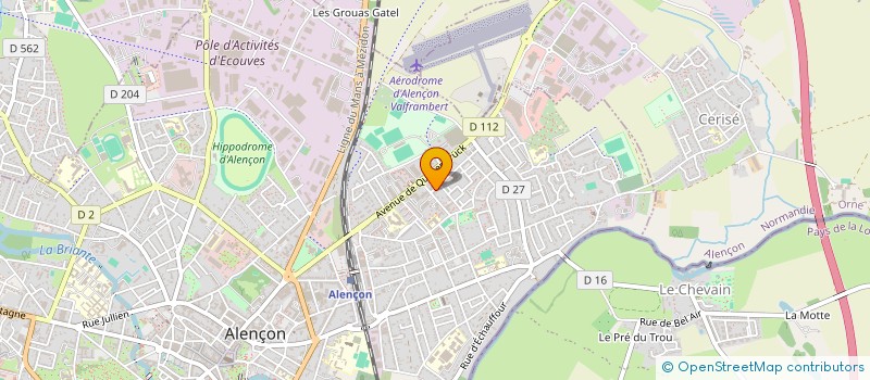 localisation de l'entreprise PHARMACIE GUYNEMER à ALENCON