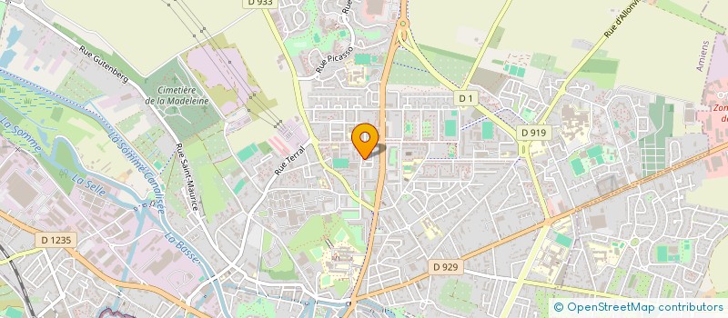 localisation de l'entreprise PHARMACIE GUYNEMER  AMIENS