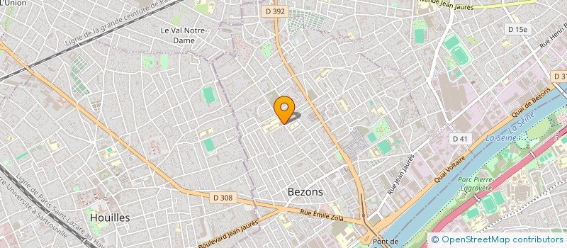 localisation de l'entreprise PHARMACIE HAFI  BEZONS