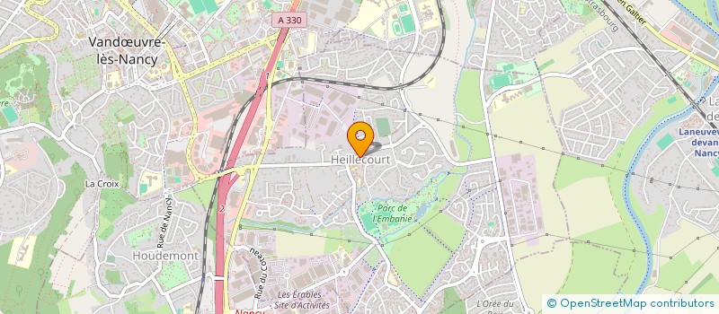 localisation de l'entreprise PHARMACIE HAMM  HEILLECOURT