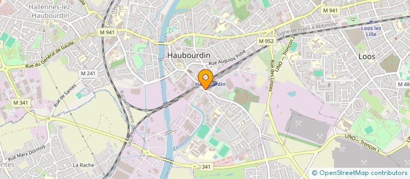 localisation de l'entreprise PHARMACIE HAUBOURDIN  HAUBOURDIN