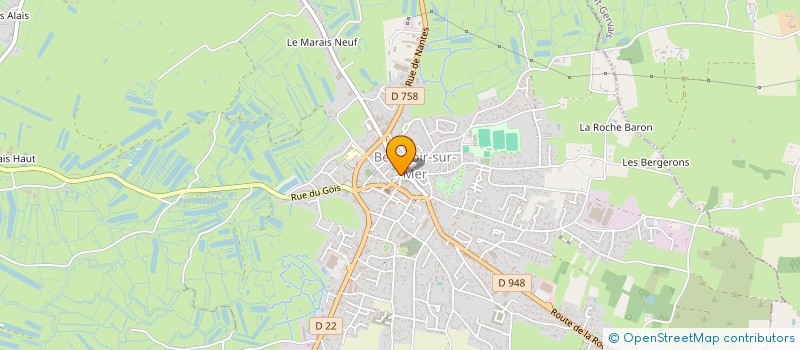 localisation de l'entreprise PHARMACIE HAUDEBOURG LIBEAU  BEAUVOIR-SUR-MER