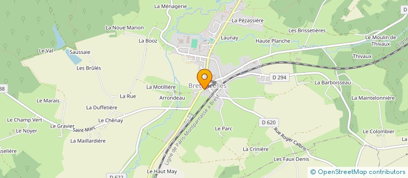 localisation de l'entreprise PHARMACIE HEDOUIN à BRETONCELLES