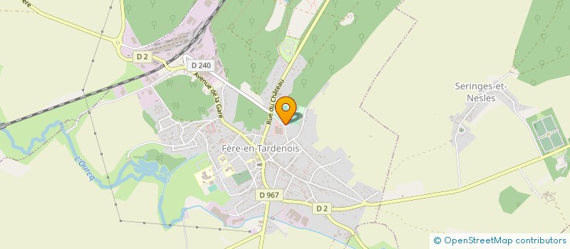 localisation de l'entreprise PHARMACIE HEITZ à FERE-EN-TARDENOIS