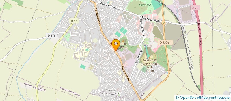 localisation de l'entreprise PHARMACIE HELARD  NUX-LES-MINES