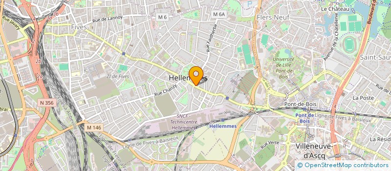 localisation de l'entreprise PHARMACIE HELLEMMOISE à LILLE