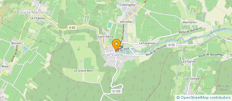 localisation de l'entreprise PHARMACIE HENNEQUIN à LUGNY