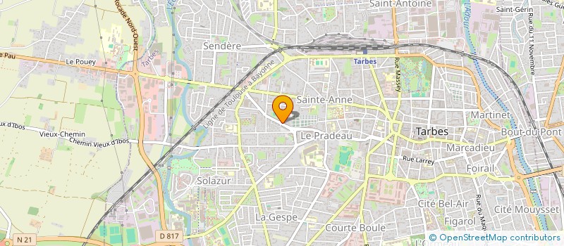 localisation de l'entreprise PHARMACIE HENRI IV  TARBES