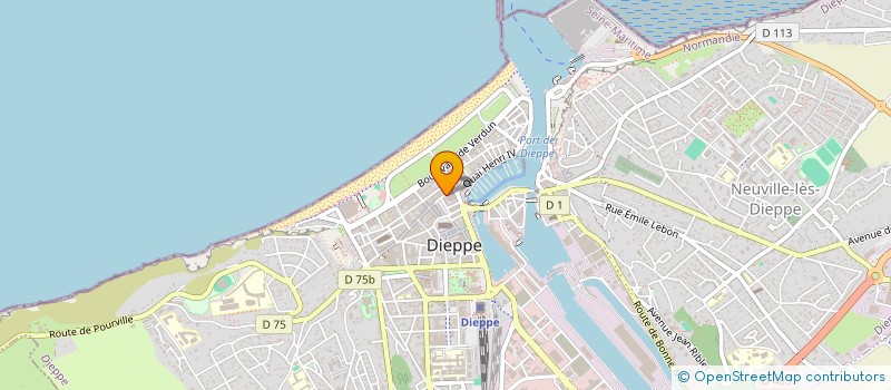 localisation de l'entreprise PHARMACIE HOLLEY  DIEPPE