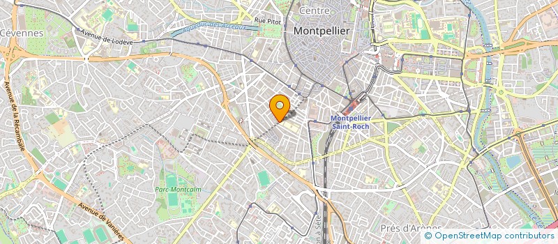 localisation de l'entreprise PHARMACIE HOMEOPATHIQUE MONTPELLIERAINE SNC à MONTPELLIER