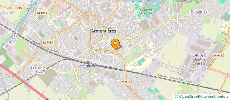 localisation de l'entreprise PHARMACIE HOUZE-DECHERF à ARMENTIERES