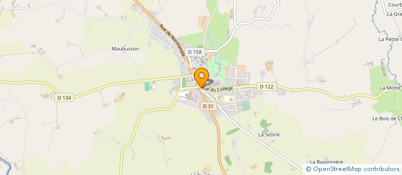 localisation de l'entreprise PHARMACIE HUART  LANDIVY