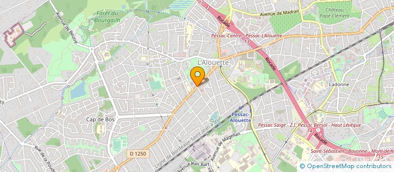localisation de l'entreprise PHARMACIE HUMANITAIRE INTERNATIONALE à PESSAC