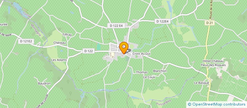 localisation de l'entreprise PHARMACIE IMMO à LUSSAC