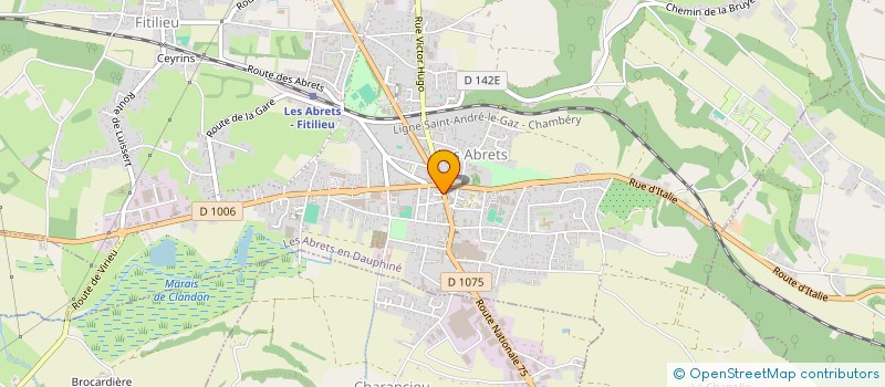 localisation de l'entreprise PHARMACIE IOBBI-NIVOL à LES ABRETS-EN-DAUPHINE