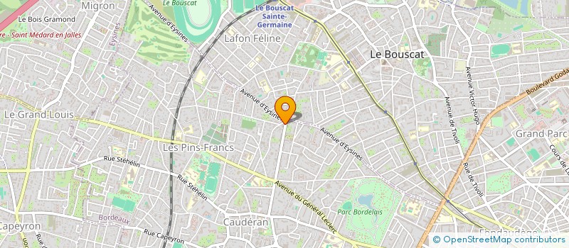 localisation de l'entreprise PHARMACIE JACOB à BORDEAUX