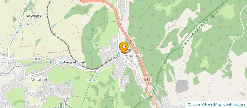 localisation de l'entreprise PHARMACIE JACQUET à LES HOPITAUX-NEUFS
