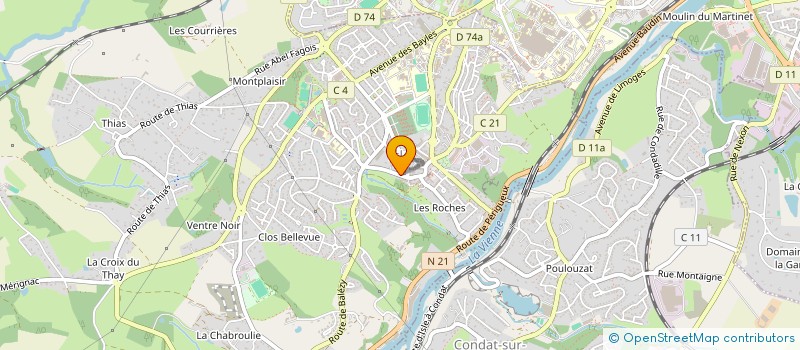 localisation de l'entreprise PHARMACIE JARRY-LACOMBE à ISLE