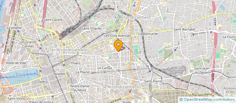 localisation de l'entreprise PHARMACIE JAYNE ET SECCHI à MARSEILLE