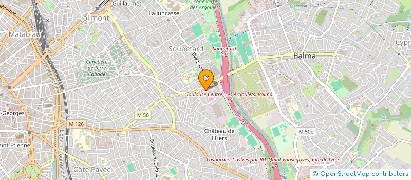 localisation de l'entreprise PHARMACIE JEAN CHAUBET à TOULOUSE