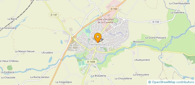 localisation de l'entreprise PHARMACIE JEAN CLAUDE FONTENEAU à TREMENTINES