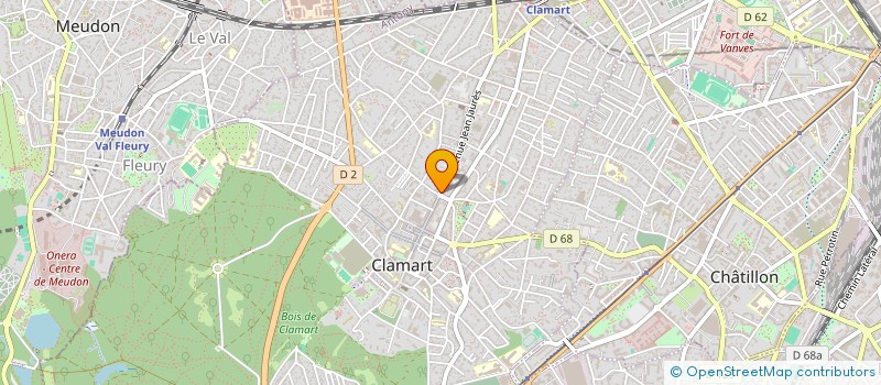 localisation de l'entreprise PHARMACIE JEAN JAURES  CLAMART