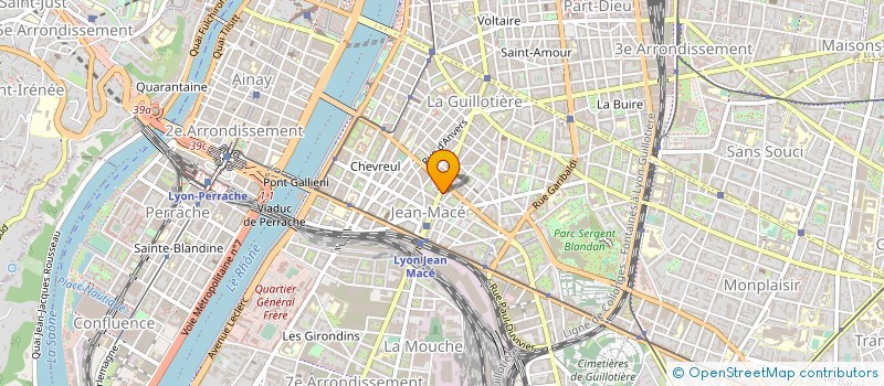 localisation de l'entreprise PHARMACIE JEAN MACE  LYON