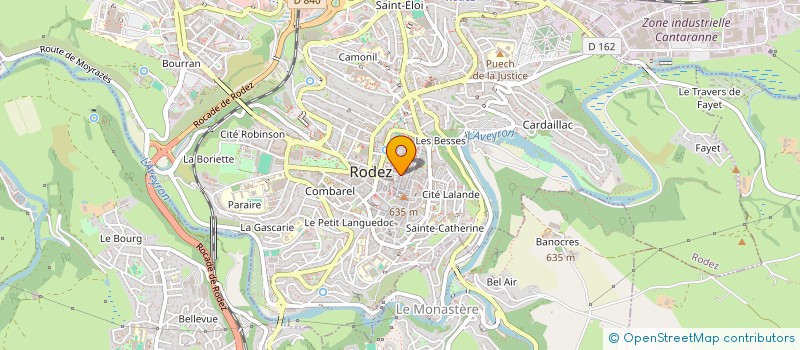 localisation de l'entreprise PHARMACIE JEAN-MICHEL LOPEZ à RODEZ
