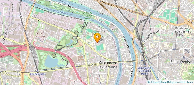 localisation de l'entreprise PHARMACIE JEAN MOULIN M & R  VILLENEUVE-LA-GARENNE