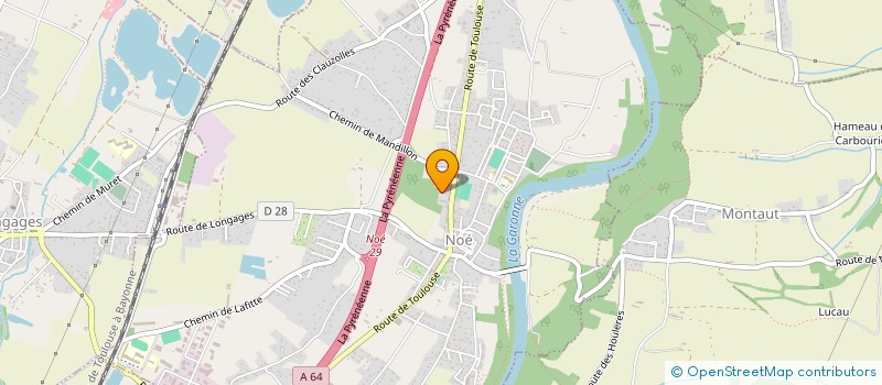 localisation de l'entreprise PHARMACIE JEANNE BESOMBES  NOE