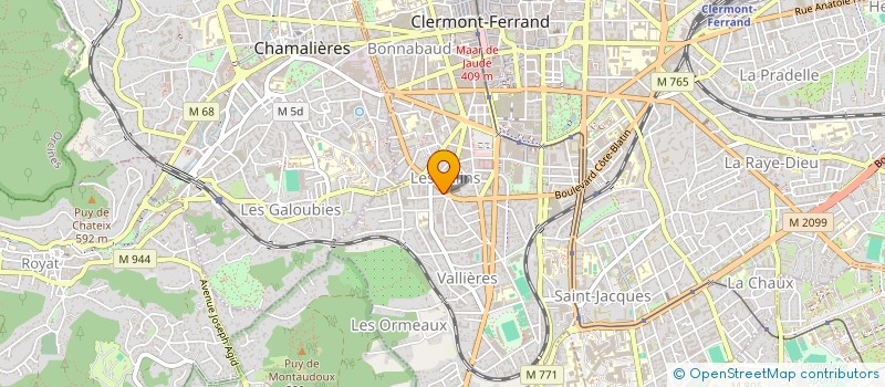 localisation de l'entreprise PHARMACIE JEANNE D'ARC V.MOREL  CLERMONT-FERRAND