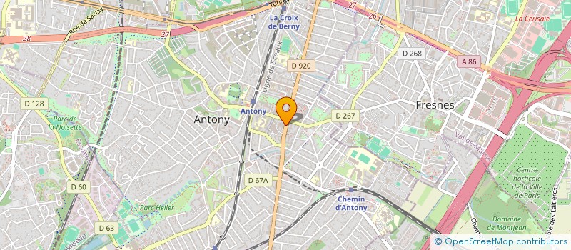 localisation de l'entreprise PHARMACIE JOLIVET à ANTONY