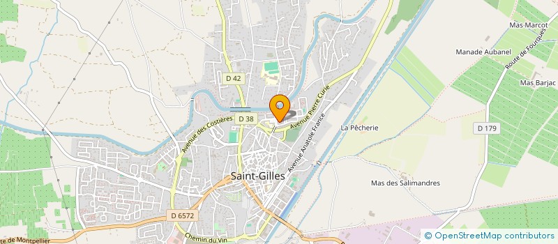 localisation de l'entreprise PHARMACIE JOSE LESUR à SAINT-GILLES