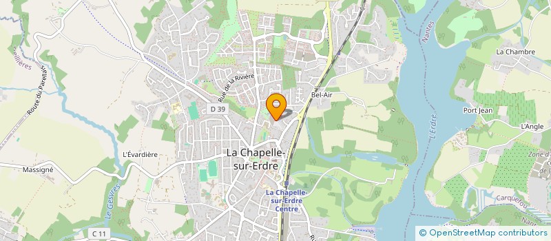 localisation de l'entreprise PHARMACIE JOUDON PELLOIS à LA CHAPELLE-SUR-ERDRE